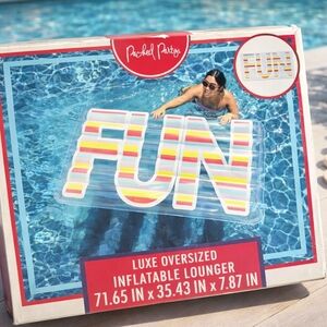 Packed Party Colorful Inflatable Lounger